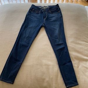 J Brand dark wash skinny jeans
